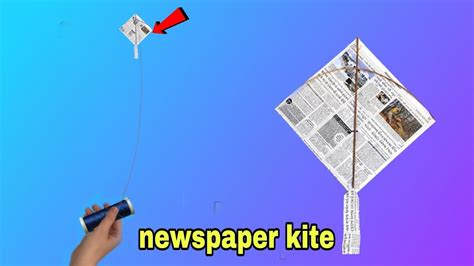 How To Make A Newspaper Kite At Home Paper Se Ghar Per Patang Kese