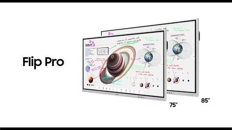 Samsung Flip Pro Découvrez le nouveau tableau interactif Samsung