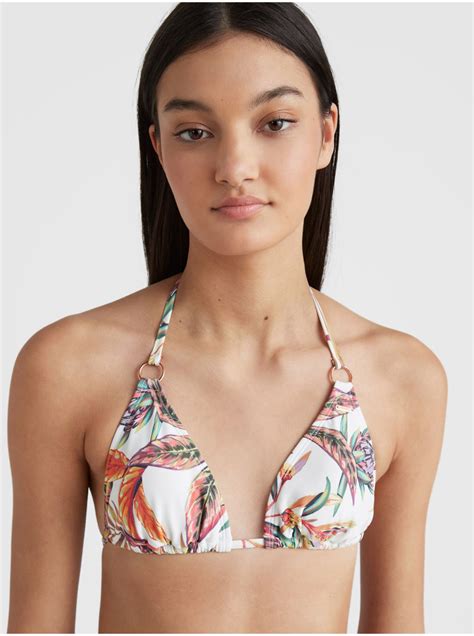 Bílé dámské vzorované dvoudílné plavky O Neill CAPRI BONDEY BIKINI SET ZOOT cz