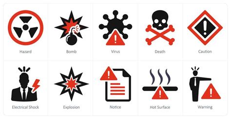 Hazard Symbols Vector Art, Icons, and Graphics for Free Download