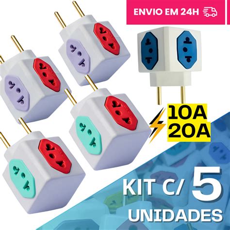 Adaptador De Tomada Kit C Benjamin Cubo A A Pino Maci O