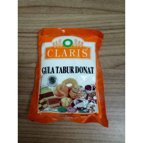 Jual GULA DONAT DUSTING DONUT GULA DINGIN CLARIS 250 GRAM Shopee