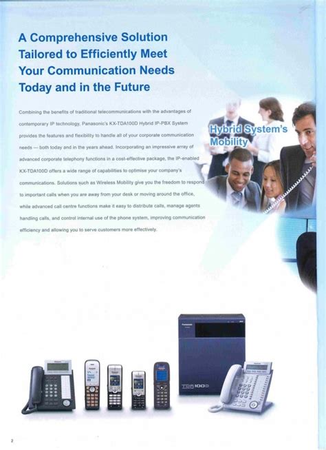 Hybrid Ip Pbx System Panasonic Kx Tda D