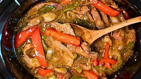 Easy Crockpot Pepper Steak Recipe