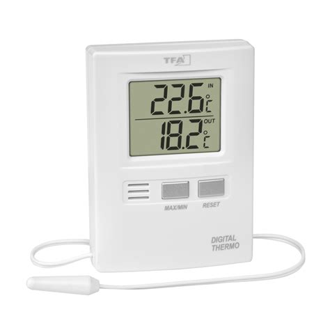 Digital Indoor Outdoor Thermometer Tfa Dostmann