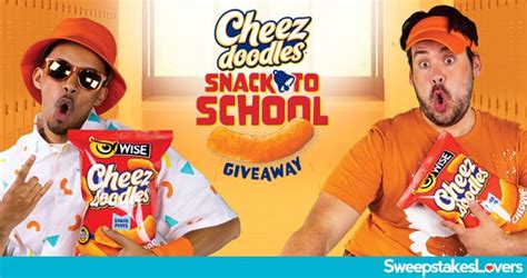 Cheez Doodles Snack To School Giveaway 2023