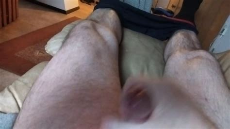 My Stepdad Loves To Lie Down And Play With His Big Cock Gay Handjob