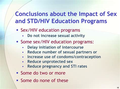 PPT Comprehensive Sex And STI HIV Education Programs What Works What Doesnt PowerPoint