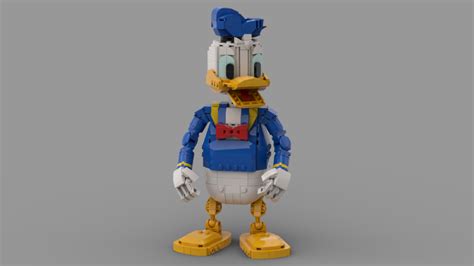 Lego Moc Donald Duck By Metz Rebrickable Build With Lego