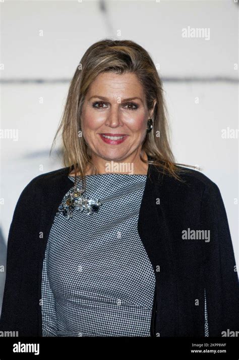 Amsterdam Niederlande 28th Nov 2022 Queen Maxima Of The Netherlands