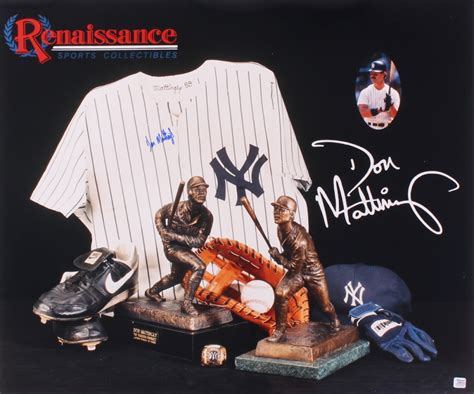 Don Mattingly Signed Yankees 20" x 24" Photo (Autograph Reference COA ...