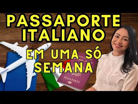 PASSO A PASSO PARA TIRAR O PASSAPORTE ITALIANO CONSEGUI O PASSAPORTE