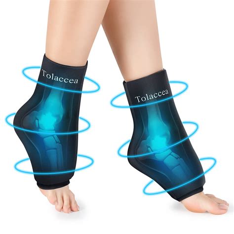 Ankle Foot Ice Pack Wrap For Injuries Reusable Gel Ice Pack For Hot Cold Therapy Cold