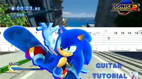 Sonic Adventure City Escape Guitar Tutorial YouTube