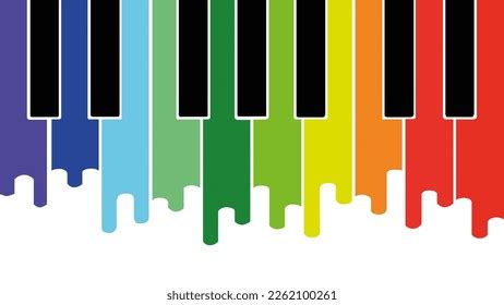 1,027 Rainbow Piano Keyboard Images, Stock Photos, 3D objects ...