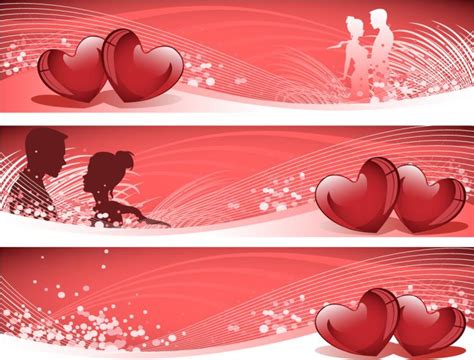 Love banner (26110) Free EPS Download / 4 Vector