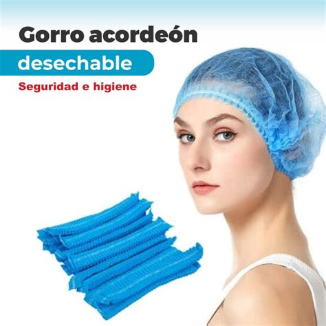 Gorro Acordeón Desechable Fharma Salud