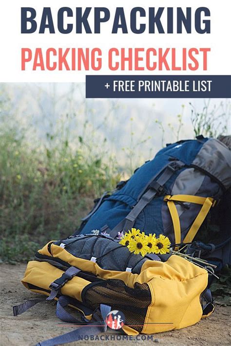 The Most Useful Day Backpacking Packing List Artofit