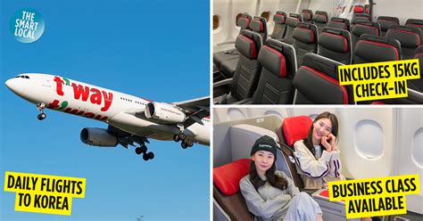 Tway Air New Budget Airlines Flying From Singapore To Seoul