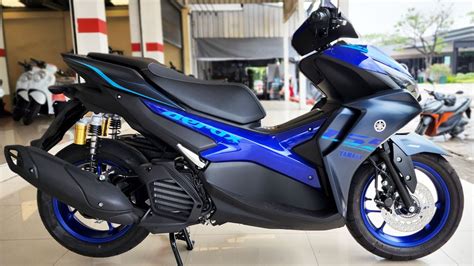 New 2022 Yamaha Aerox 155 Abs Version Icon Blue Youtube