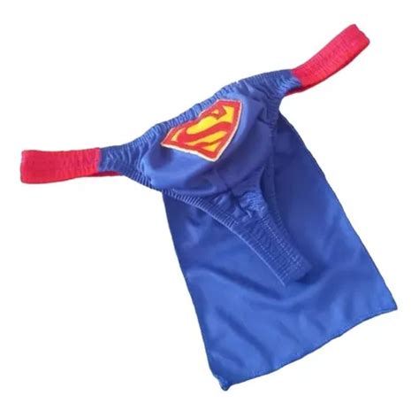 Lencer A Para Hombre Tanga Superman Ropa Interior Broma Mercadolibre