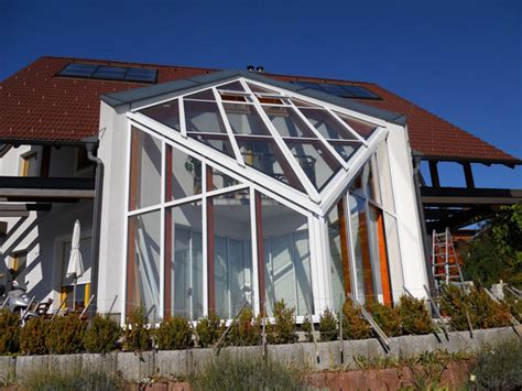 Wintergarten Glasadach Mit Holz Und Aluprofilen Bauen Bauanleitung