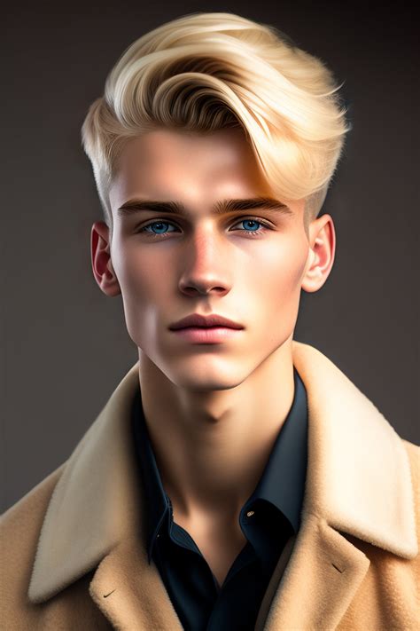 Lexica Years Old Blonde Man No Background