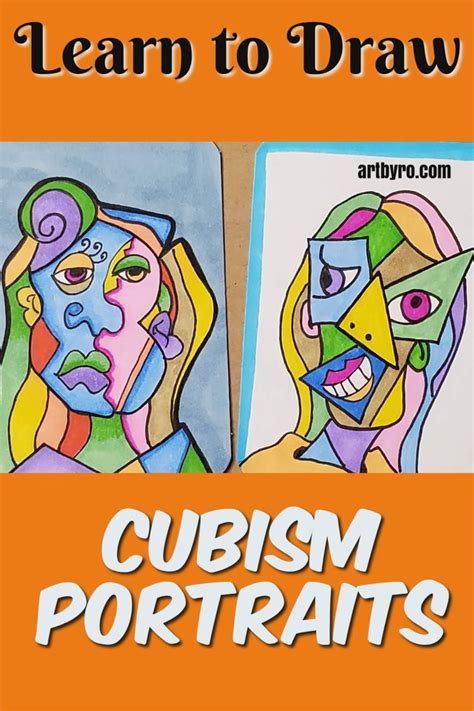 Learn To Draw Cubism Portraits Easy Art Tutorials Cubism Cubism