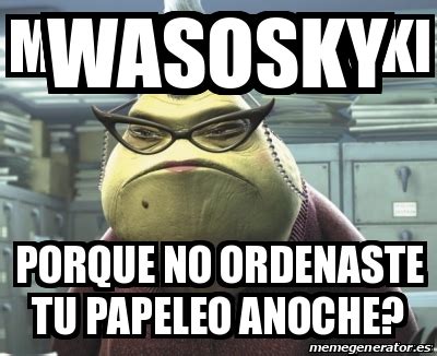 Meme Personalizado Wasosky