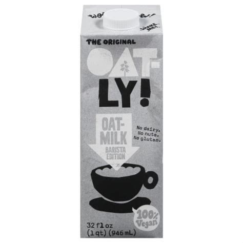 Oatly Oat Milk Barista Ambient 12 Pk 32 Fl Oz Kroger