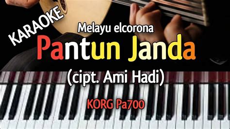 Karaoke Pantun Janda Elcorona Nada Cowok Korg Pa Cover