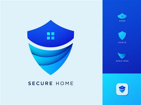 Modern Logo Secure Home Logo Design Behance