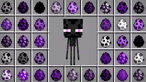 What If You Spawn All Little Enderman Mutant Eggs In Minecraft Different Zombies Army Battle