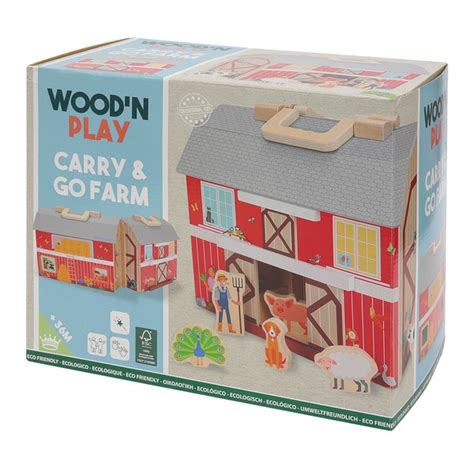 Ferme En Bois WOOD N PLAY King Jouet Faire Comme Les Grands WOOD N