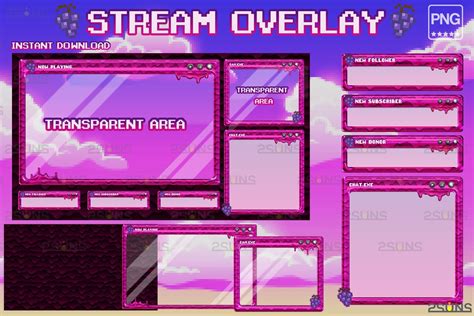 Kawaii Twitch Overlay Package By 2suns1 On Deviantart