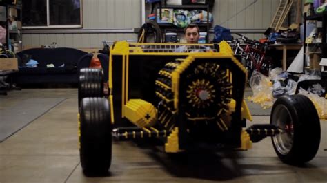 Life Size Lego Hot Rod Works On Air Autoevolution