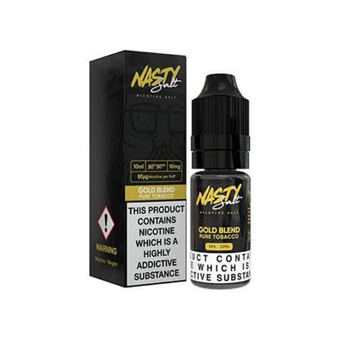 Gold Salts - Nasty Juice UK Nasty Gold Salts Tobacco Series