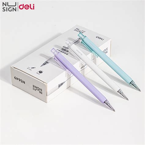 Nusign By Deli Gel Pen Ballpen Mm Smooth Press Black Ink Assorted