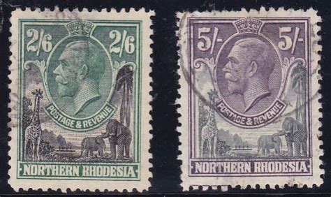 Zimbabwe Rhodesia Nyasaland NORTHERN RHODESIA 1925 KGV 2 6 5