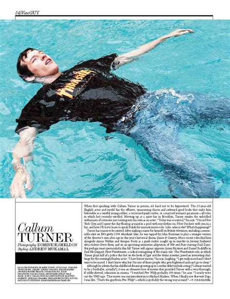 Callum Turner (Interview Magazine)