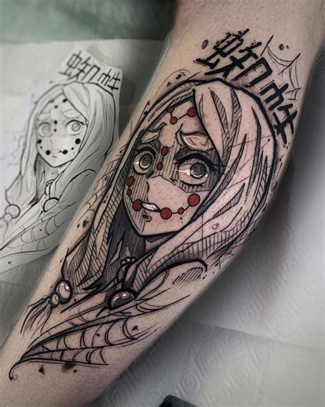 Themed Clothing For Every Taste In Anime Tattoos Sketch Style