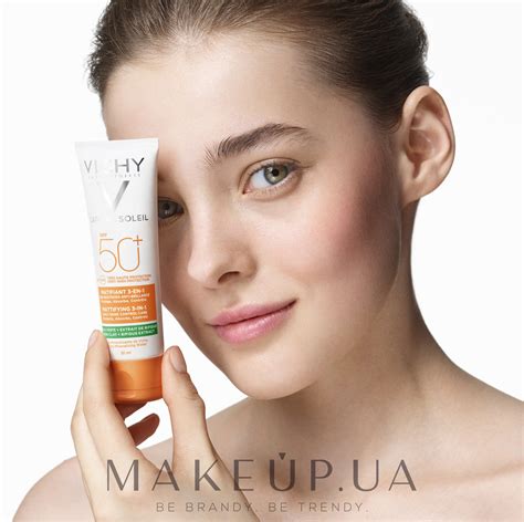 Vichy Capital Soleil Mattifying 3-in-1 - Солнцезащитный матирующий крем ...