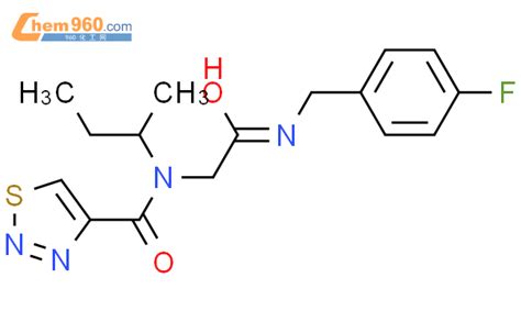 605638 95 7 9ci n 2 4 氟苯基 甲基 氨基 2 氧代乙基 n 1 甲基丙基 1 2 3 噻二唑 4 羧