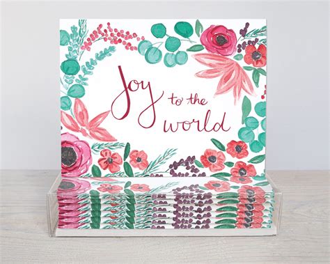 Joy to the World Christmas Card - White Clover Paper Co.