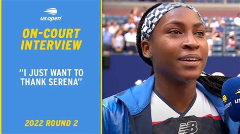 Coco Gauff On Court Interview 2022 US Open The Global Herald