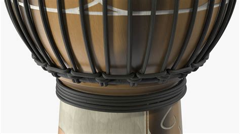 Hand Carved Rope Djembe 3D Model 39 3ds Blend C4d Fbx Max Ma