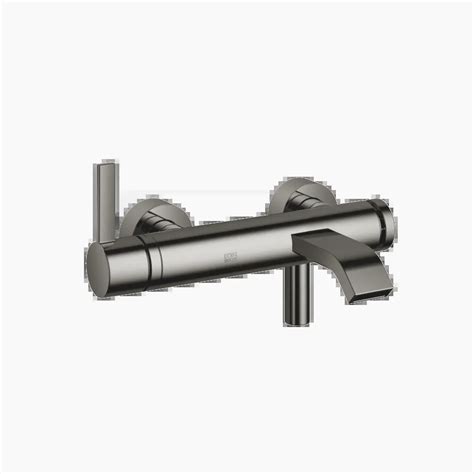 Imo Dark Chrome Tub Faucets Single Lever Tub Mixer For Wall Mounted