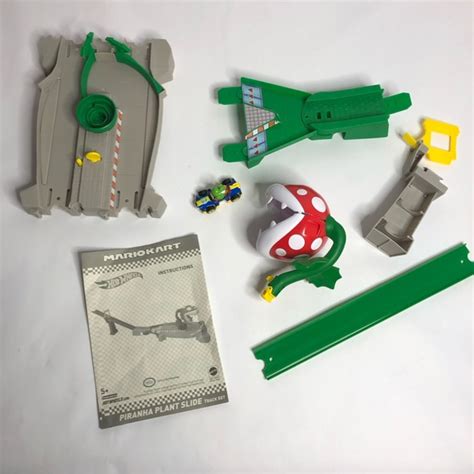 Mattel Toys Nintendo Super Mario Mattel Hot Wheels Mario Kart Piranha Plant Slide Set Poshmark
