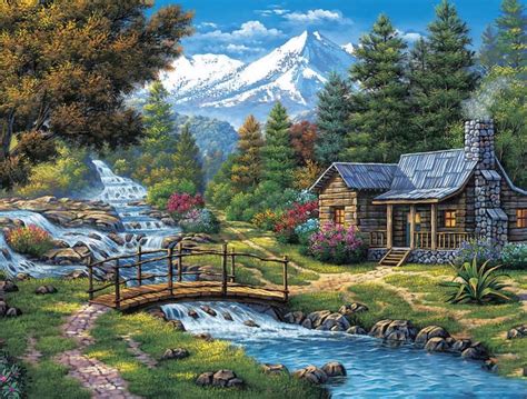 VONBOR Landscape Diamond Art Painting Kits for Adults Full Drill Round ...