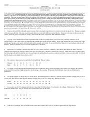 Soc Sci 10B Test 5 July 26 2019 Doc NAME I D TEST FIVE